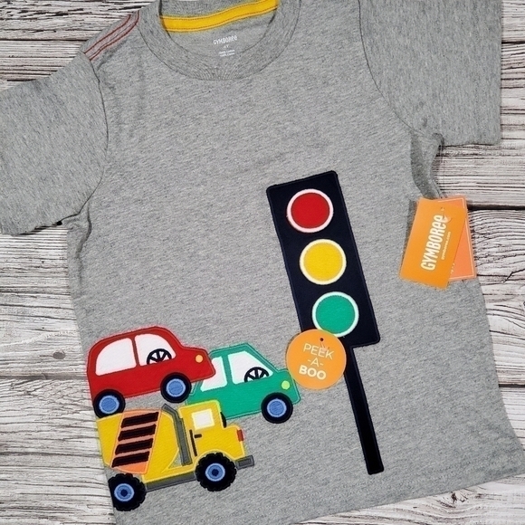 Gymboree Embroidered T-Shirts Transportation Vehicles Travel Adventures T-Shirts - Picture 4 of 12